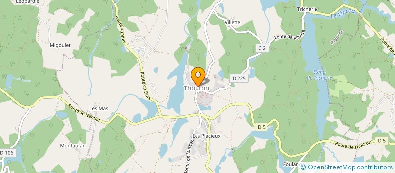 localisation de l'entreprise CUMA VALLEE DE LA COUZE à SAINT-PARDOUX-LE-LAC