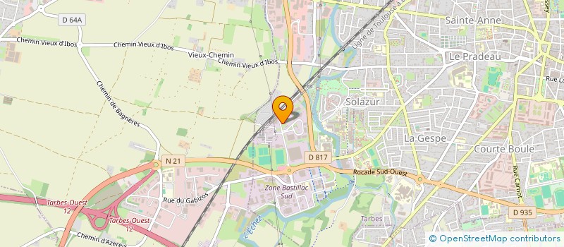 localisation de l'entreprise CUMA VEGETALE  TARBES