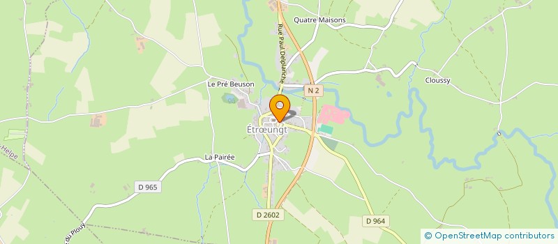 localisation de l'entreprise CUMA VERTE à ETRŒUNGT