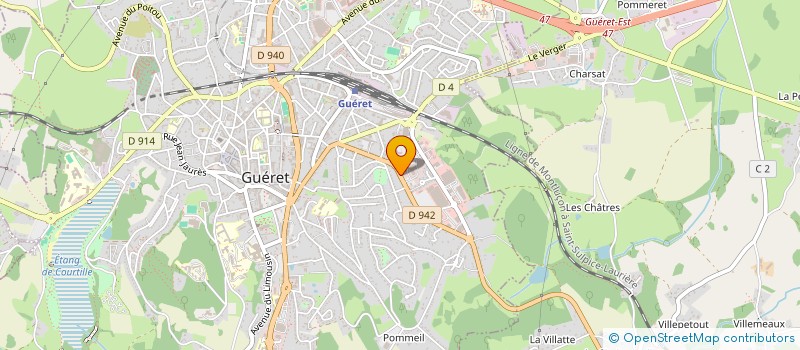 localisation de l'entreprise CUMA VINGT TROIS  GUERET
