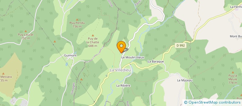 localisation de l'entreprise CUMA VIVRE DANS LA MONTAGNE LIMOUSINE à FAUX-LA-MONTAGNE