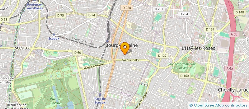 localisation de l'entreprise CUMAC ENERGIES à BOURG-LA-REINE