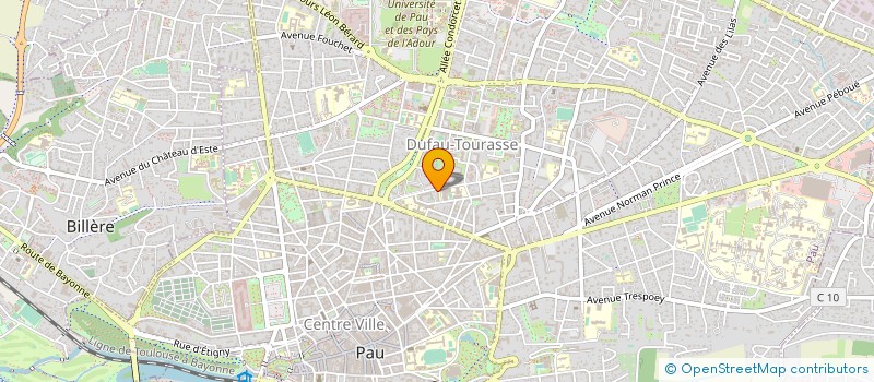 localisation de l'entreprise CUMAMOVI à PAU