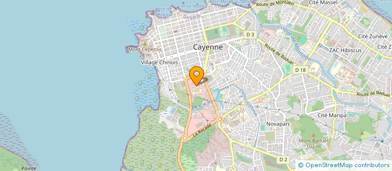 localisation de l'entreprise CUMIN  CAYENNE