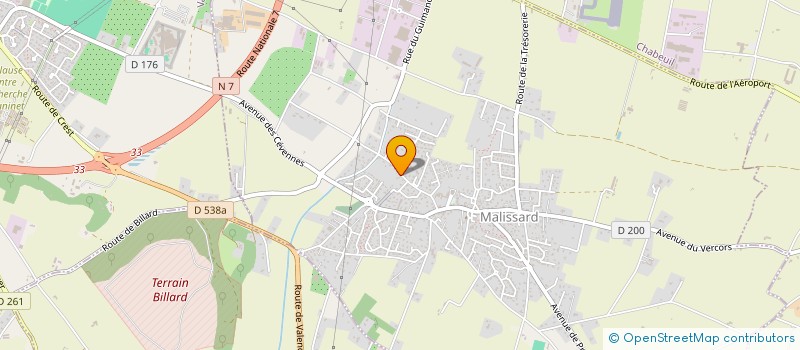 localisation de l'entreprise CUMINAL ACTIVITES à CHABEUIL
