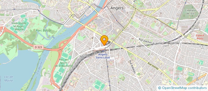 localisation de l'entreprise CUMPANIS IT à ANGERS