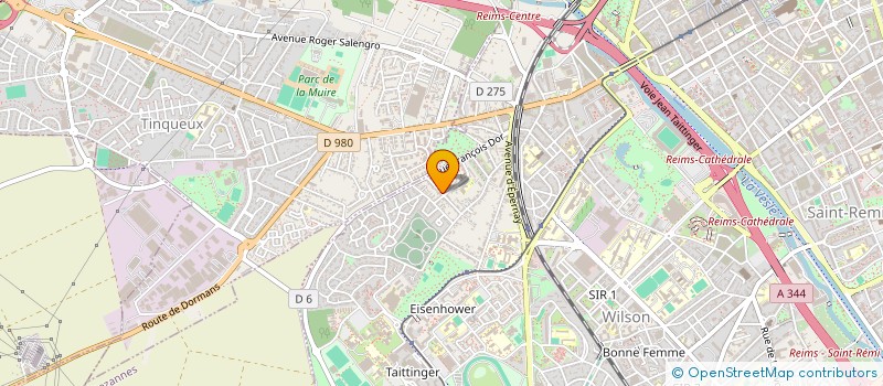 localisation de l'entreprise CUMULONIMBUS  REIMS