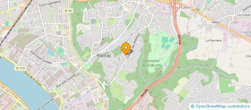 localisation de l'entreprise CUMULOZICUS  BOULIAC