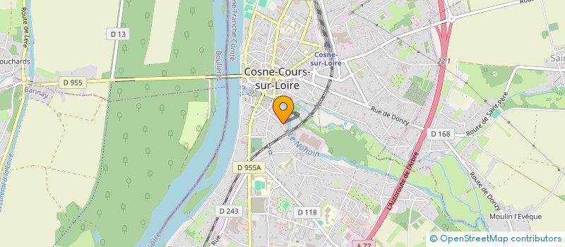 localisation de l'entreprise CUMULUS à COSNE-COURS-SUR-LOIRE