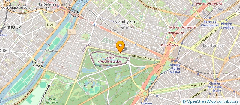 localisation de l'entreprise CUMULUS CORPORATION à NEUILLY-SUR-SEINE