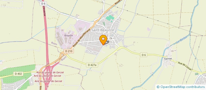 localisation de l'entreprise CUMULUS IMMOBILIER à SAINT-BEAUZIRE