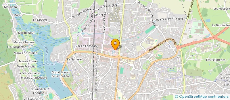 localisation de l'entreprise CUNA  LES SABLES D'OLONNE