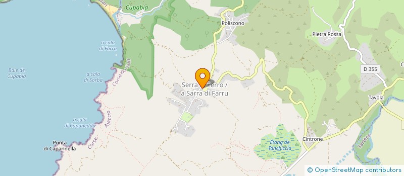 localisation de l'entreprise CUNCOLTA  SERRA-DI-FERRO