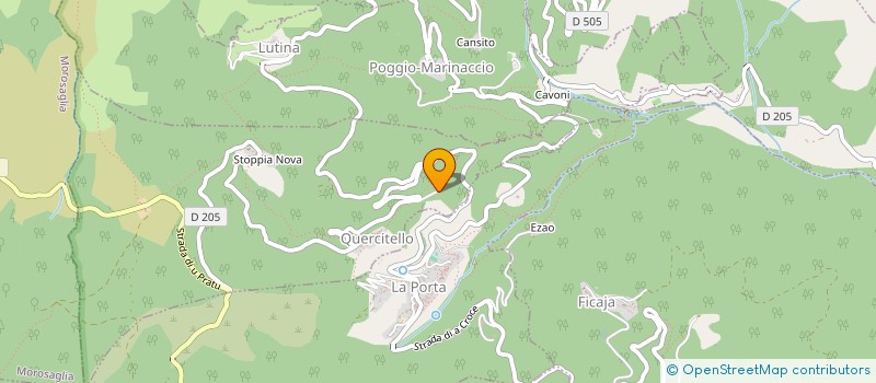localisation de l'entreprise CUNFRATERNA SANTA CROCE DI U QUERCITELLU E STOPPIANOVA à QUERCITELLO