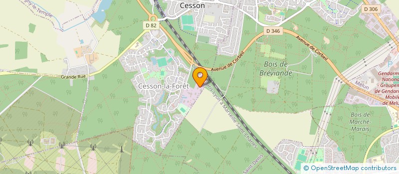 localisation de l'entreprise CUNHA BATIMENT  CESSON