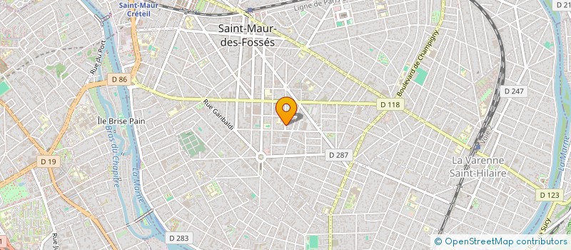 localisation de l'entreprise CUNHA DAVID à SAINT-MAUR-DES-FOSSES