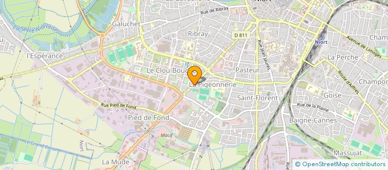 localisation de l'entreprise CUNHADOS  NIORT