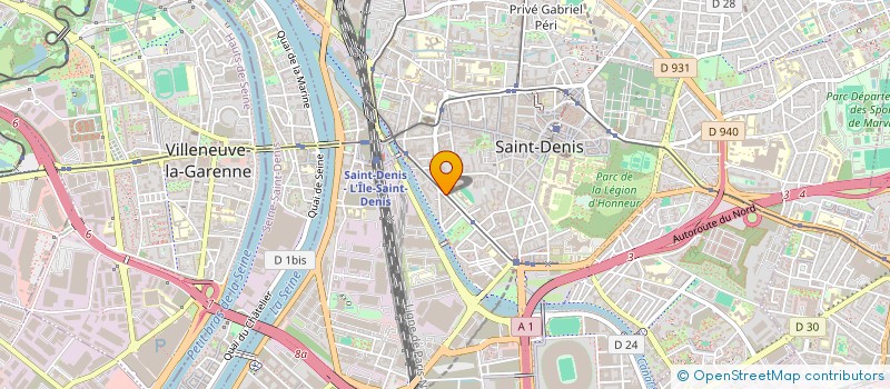 localisation de l'entreprise CUNI M  SAINT-DENIS