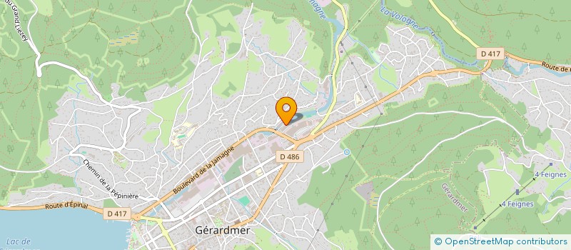 localisation de l'entreprise CUNY CONSTRUCTIONS à GERARDMER