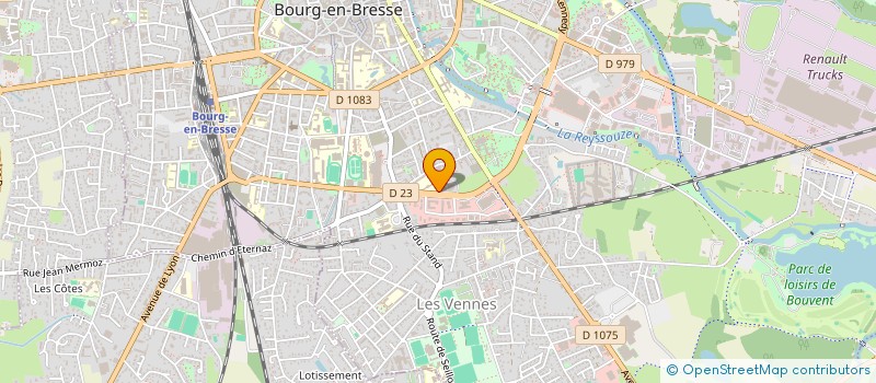 localisation de l'entreprise CUNY PROFESSIONNEL à BOURG-EN-BRESSE