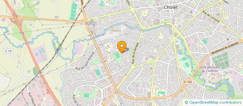 localisation de l'entreprise CUP 98 à CHOLET