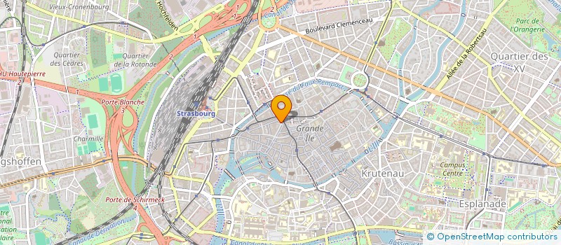 localisation de l'entreprise CUP'S à STRASBOURG