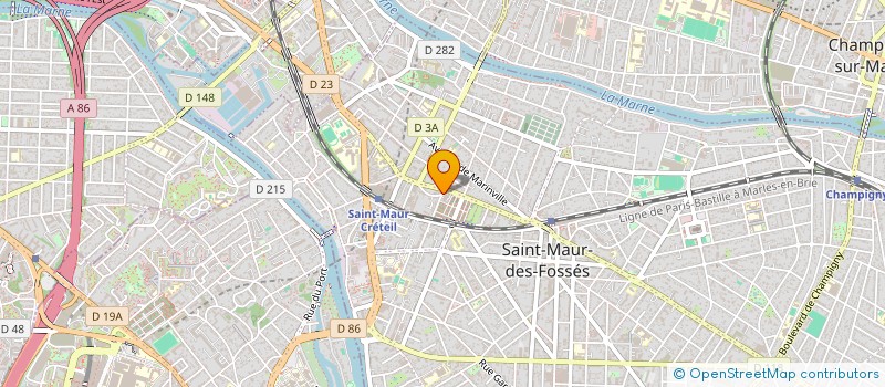 localisation de l'entreprise CUPABIA à SAINT-MAUR-DES-FOSSES