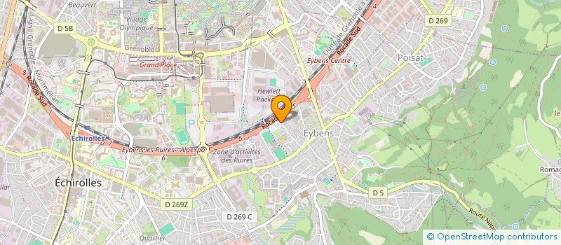 localisation de l'entreprise CUPANI BATIMENT  EYBENS