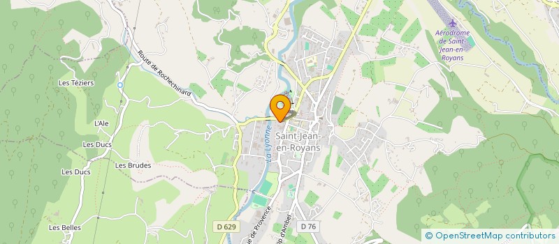 localisation de l'entreprise CUPANI.JP.S.S  SAINT-JEAN-EN-ROYANS