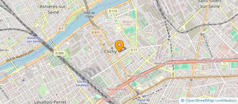 localisation de l'entreprise CUPCOY à CLICHY