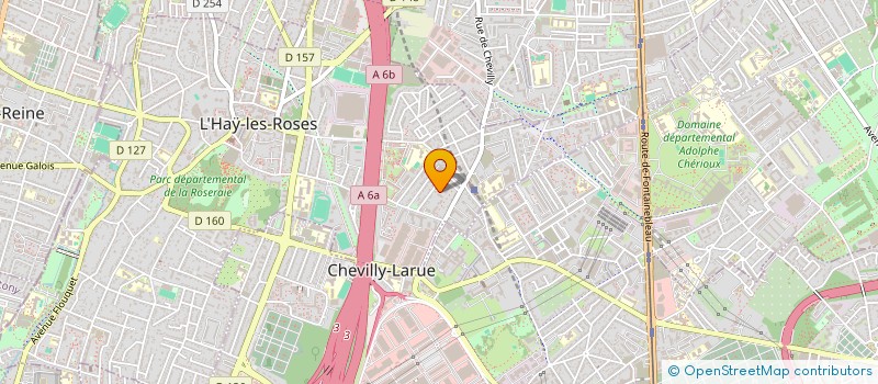 localisation de l'entreprise CUPIDANCECD  L'HAY-LES-ROSES