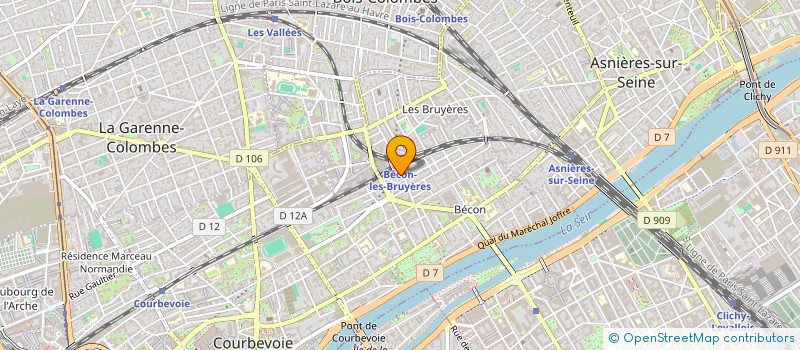 localisation de l'entreprise CUPIDON à COURBEVOIE