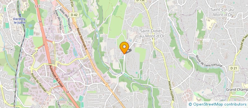 localisation de l'entreprise CUPIDON  SAINT-DIDIER-AU-MONT-D'OR
