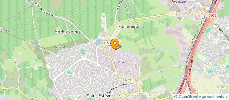 localisation de l'entreprise CUPIDON IMMO  SAINT-ESTEVE