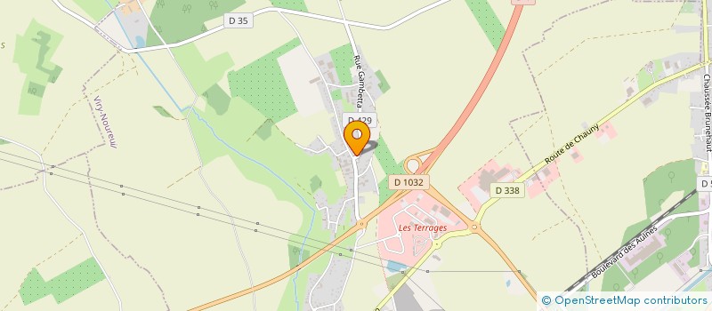 localisation de l'entreprise CUPIGE  CHAUNY