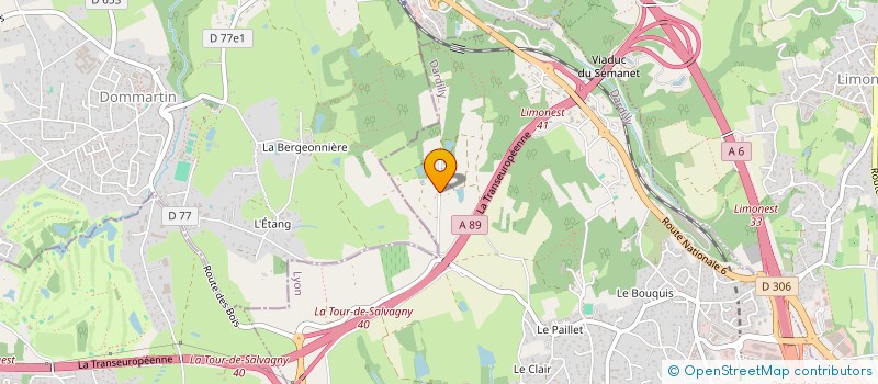 localisation de l'entreprise CUPIMA  DARDILLY