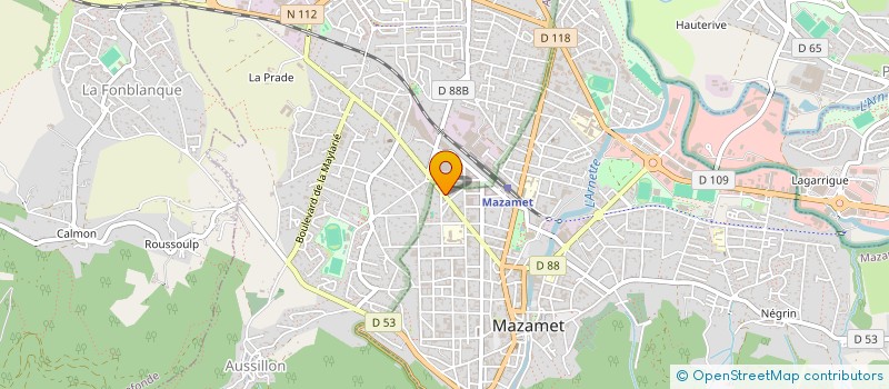 localisation de l'entreprise CUQ  MAZAMET