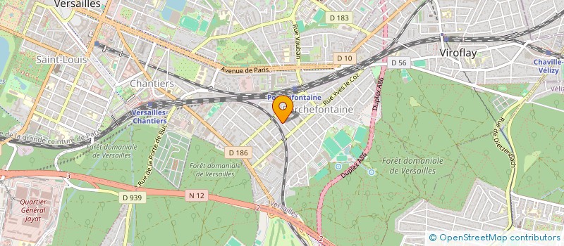 localisation de l'entreprise CUR D'EQUIPE  VERSAILLES