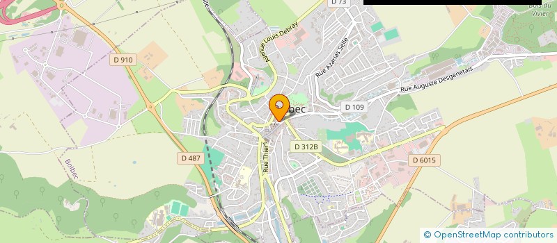 localisation de l'entreprise CUR DE BETE  BOLBEC