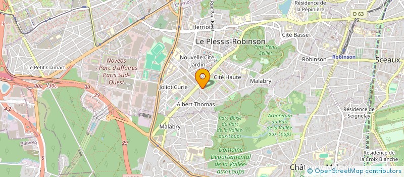 localisation de l'entreprise CUR'DIAL  LE PLESSIS ROBINSON