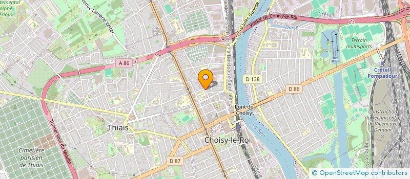 localisation de l'entreprise CŒUR METRONOME à CHOISY-LE-ROI