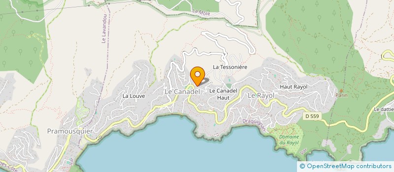 localisation de l'entreprise CŒUR PANAME à RAYOL-CANADEL-SUR-MER