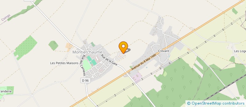 localisation de l'entreprise CURA'NIMAL à MONTIERCHAUME