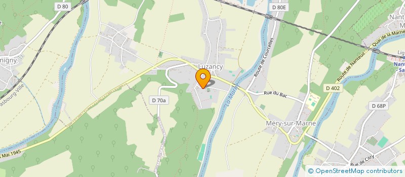 localisation de l'entreprise CURAGES DRAGAGES ET SYSTEMES  LUZANCY