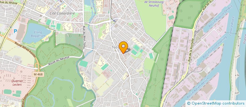 localisation de l'entreprise CURAGEST à STRASBOURG