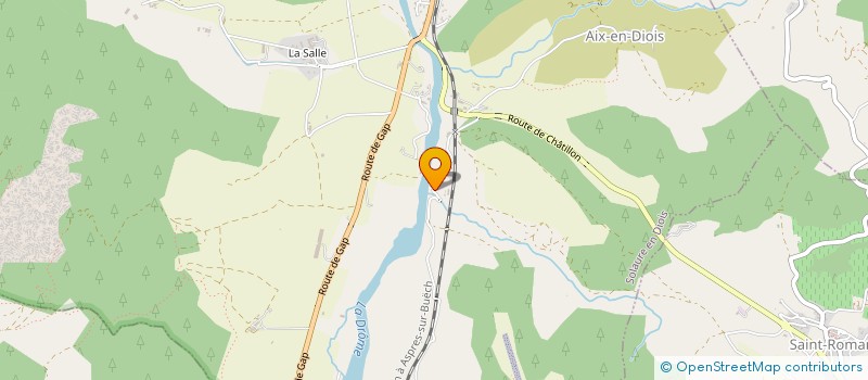 localisation de l'entreprise CURAPLANTIS  SOLAURE EN DIOIS