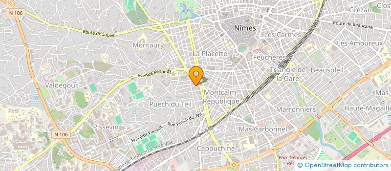 localisation de l'entreprise CURBIROY  NIMES