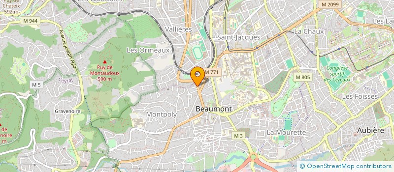 localisation de l'entreprise CURCAN  BEAUMONT