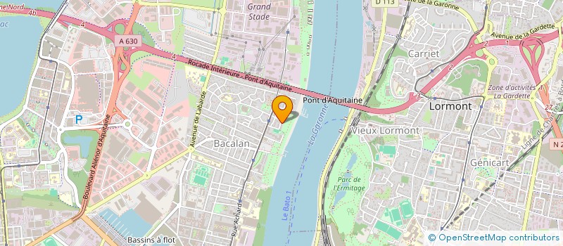 localisation de l'entreprise CURCUMA  BORDEAUX