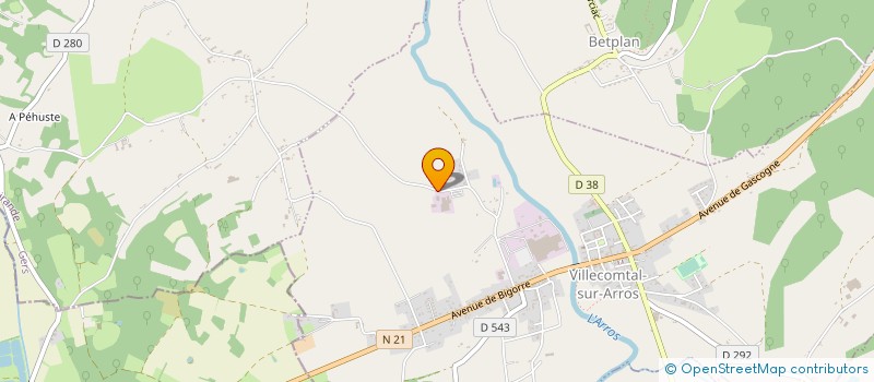 localisation de l'entreprise CURDI  VILLECOMTAL-SUR-ARROS